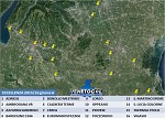 Mappa Eccellenza girone A Mappa Eccellenza girone A